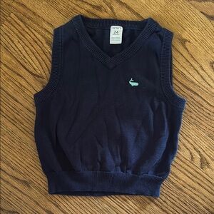 Carter's Dark Blue Knit Vest